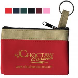 Zip Wallet Pouch with Key Ring