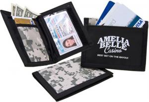 Velcro Closure Camo Pattern Wallet