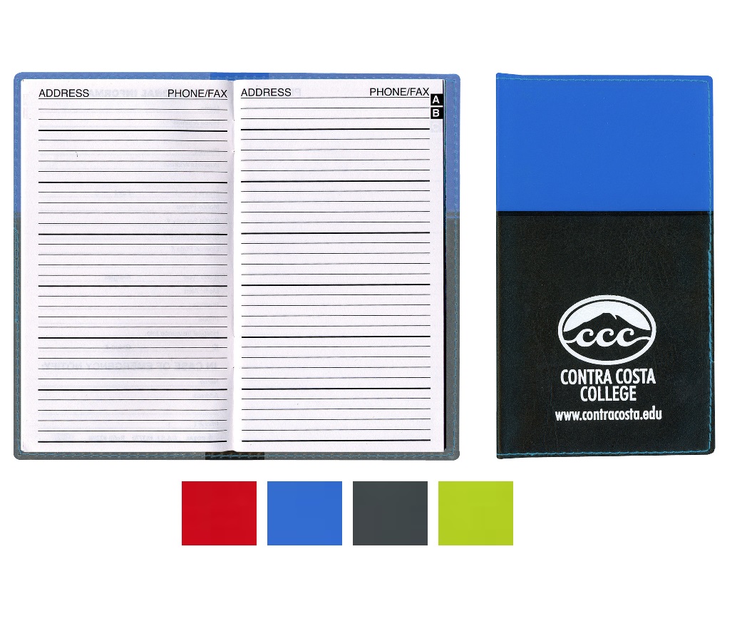 Promotional Two Tone Soft Cover Address Book