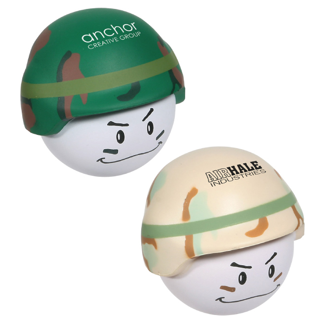 Promotional Logo Soldier Stress Reliever