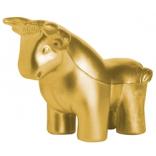 Gold Bull Mascot Stress Reliever