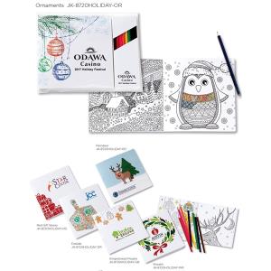 Holiday Theme Adult Coloring Book