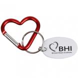 Mini Heart Carabiner with Key Ring