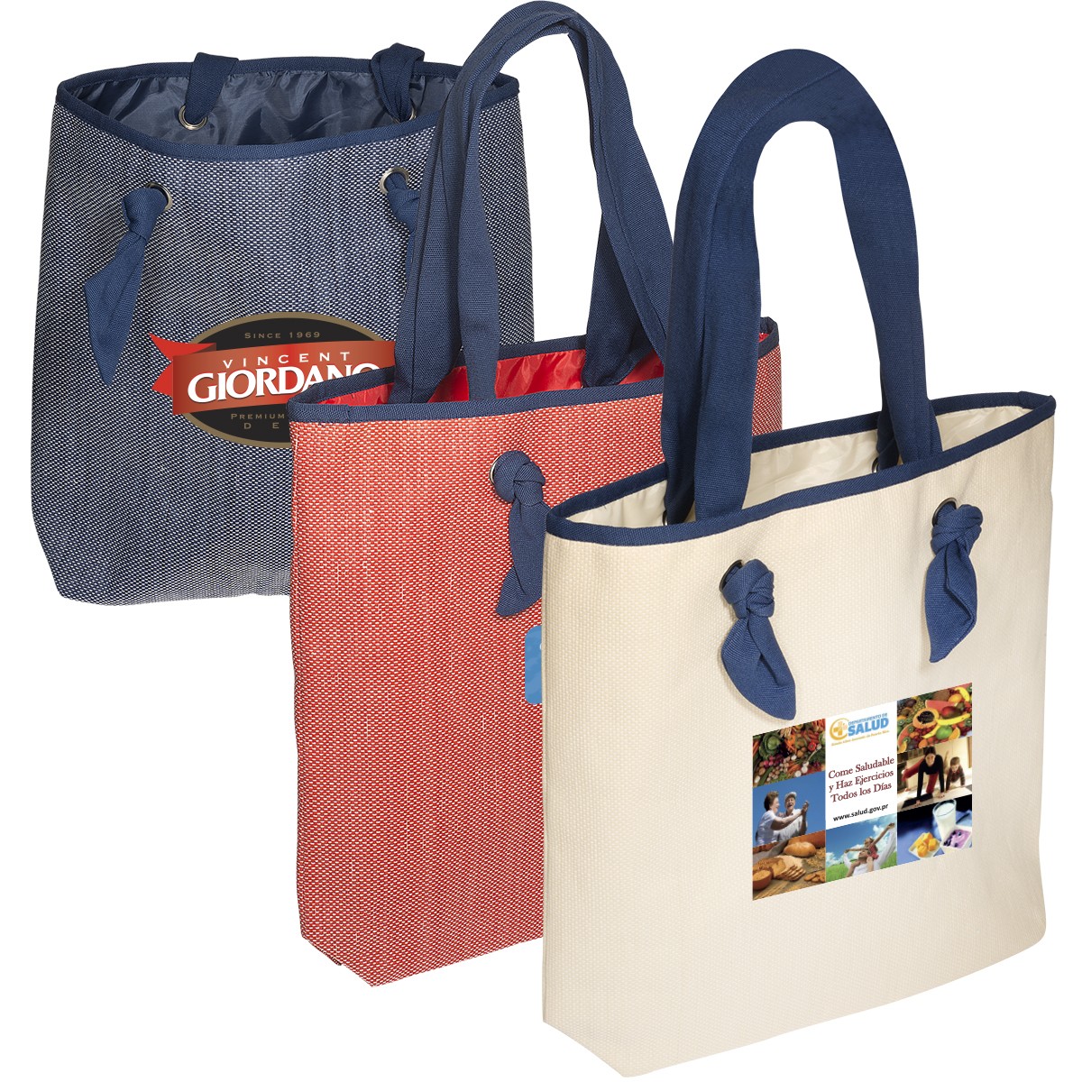 Custom Printed Tote Bag with Cotton Handles