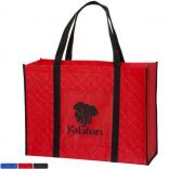 Large Quilted Non-Woven Tote Bag