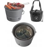 Coleman Party Pail Charcoal Grill with Carrying Case