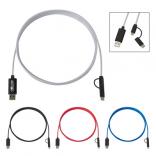 3-in-1 10 ft. Braided Charging Cable