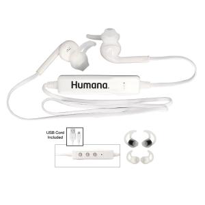 Silicone Bluetooth Earbuds with Microphone