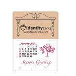 Colonial Sign Outline Self-Adhesive Calendar