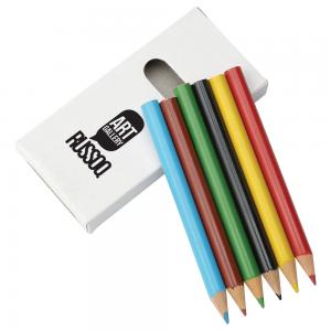 6-Piece Colored Pencil Set in White Box