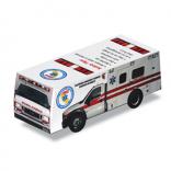 Foldable Die-Cut Ambulance Full Color