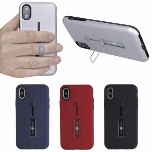 Finger Slot Phone Case with Stand - iPhone X