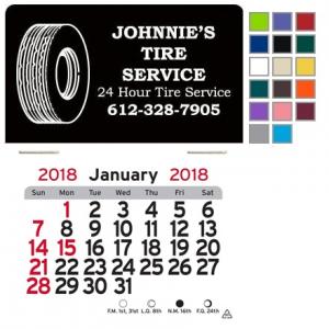 Tire Themed Self-Adhesive Calendar