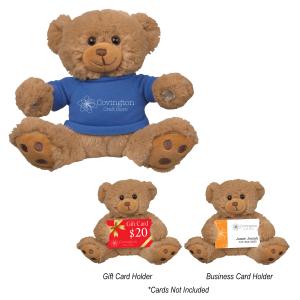 6&quot; Hold-A-Card Plush Bear