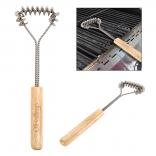 Grill Brush Cleaner w/ Wood Handle