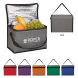 Non-Woven Heathered Cooler Lunch Bag