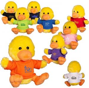 7&quot; Plush Stuffed Duck with T-Shirt