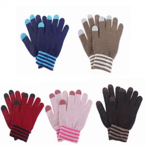 Knit Stitch Style Touchscreen Gloves 