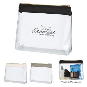 Satin Clear Cosmetic Bag