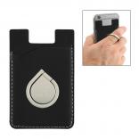 Executive Phone Wallet w/ Aluminum Phone Ring & Stand