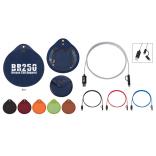 Round Tech Accessories Pouch w/ 10 Ft. Charging Cable