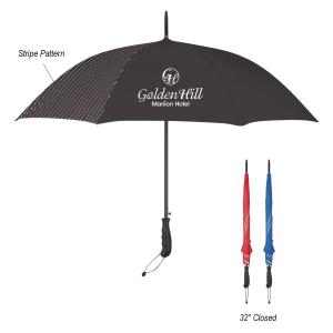 46&quot; Arc Stripe Accent Panel Umbrella