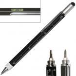 Aluminum Ruler Pen with Level, Screwdriver & Stylus