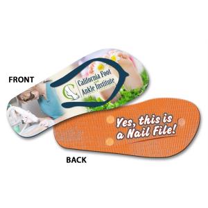 Full Color Flip Flop Shaped Nail File