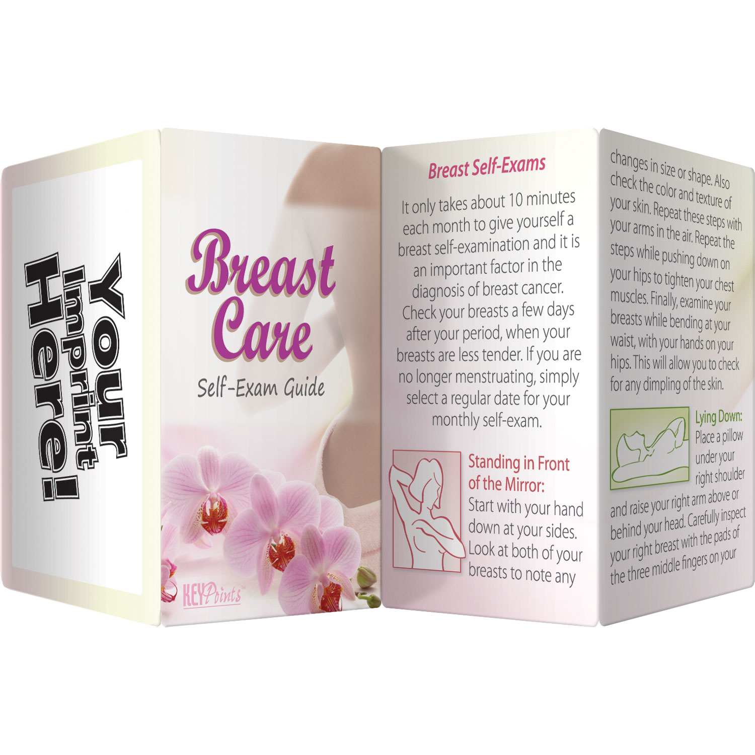 Breast Care: Breast Self Exam Guide Key Points Pamphlet