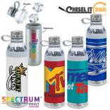 20 oz Dual Opening Stainless Steel Water Bottle