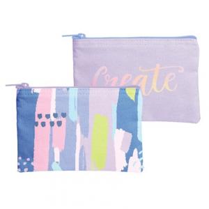 Full color cosmetic bag/utility pouch  