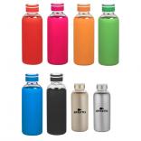 20 oz. Glass Bottle with Protective Silicone Sleeve