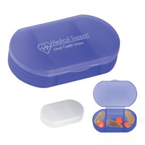 Oval 3-Compartment Pill Holder