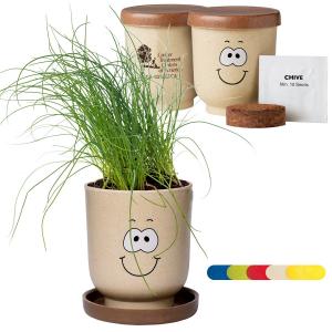 Goofy Grow Pot Eco-Planter W/chive Seeds