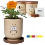 Goofy Grow Pot With Marigold Seeds
