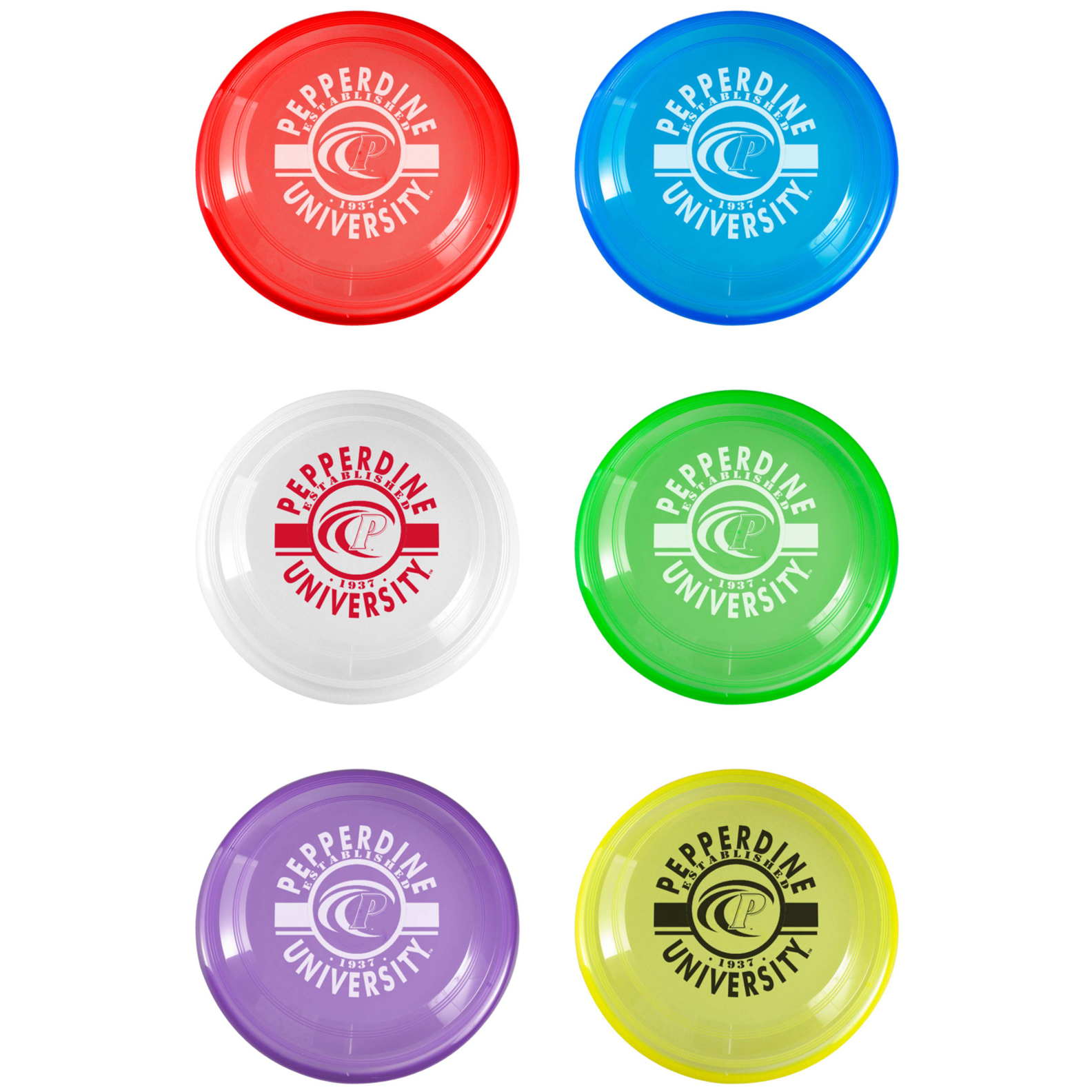 Custom Printed 9" Transparent Frisbee