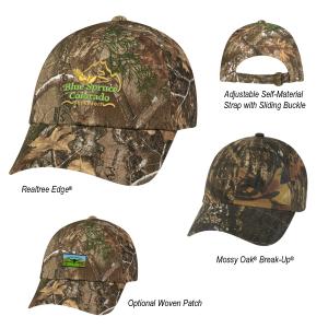 Realtree and Mossy Oak Camouflage Hunter Cap