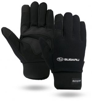Waterproof &amp;amp; Winter Lined Black Touchscreen  Mechanics Gloves