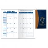 14 Month Silver Accent Pocket Planner 