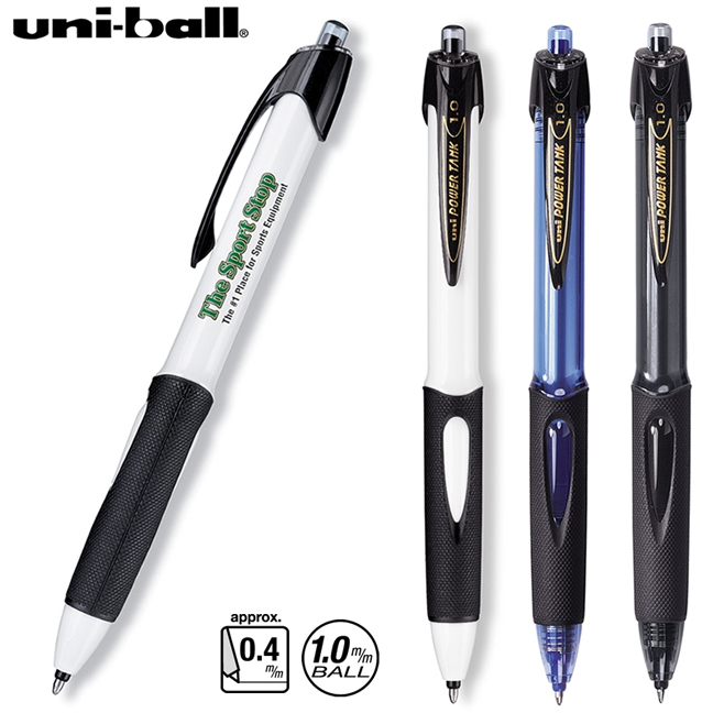 Custom Printed Uni-Ball Power Tank RT Ball Pen
