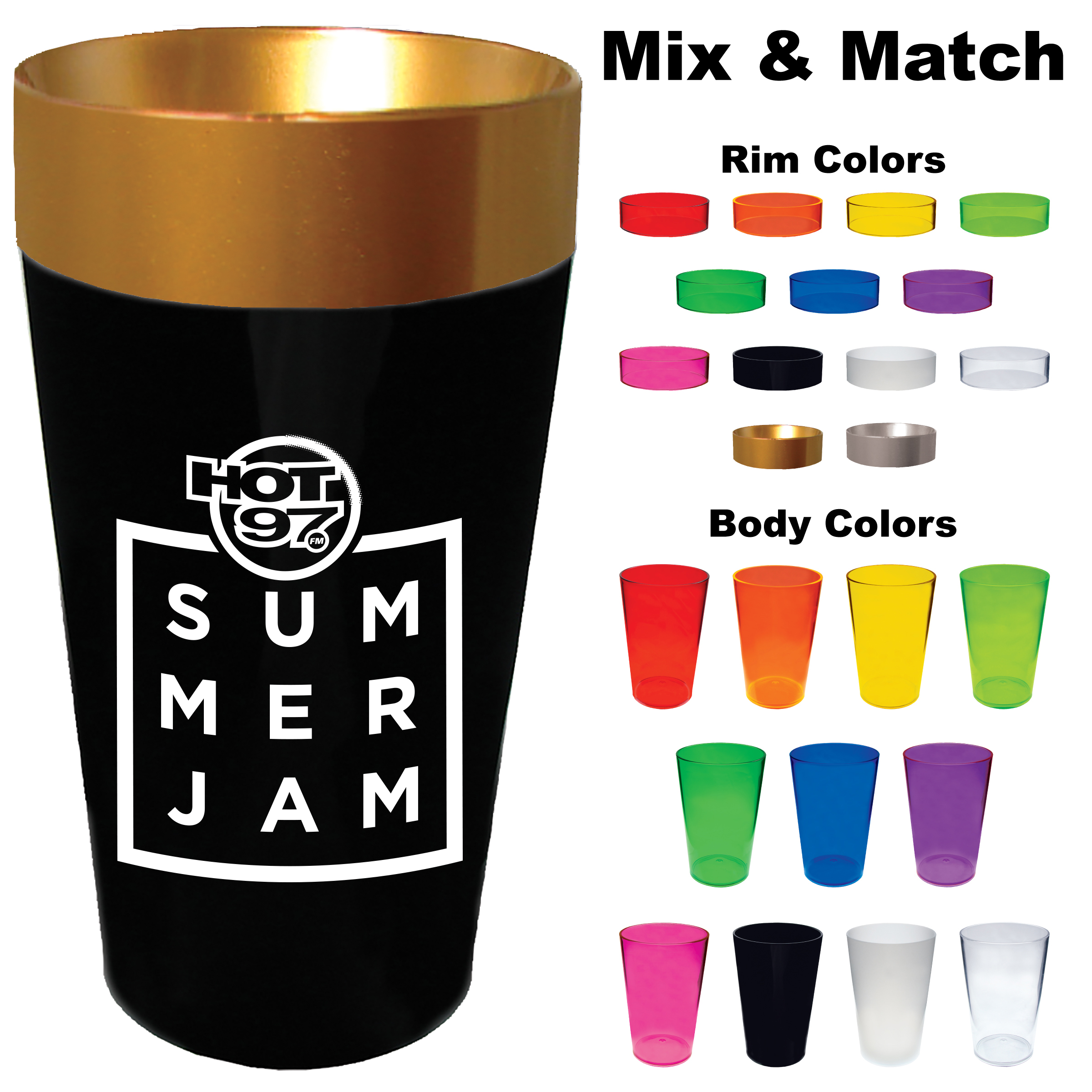 Promotional Logo 20oz Cup Mix and Match