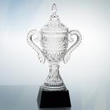 Optical Crystal Glass Trophy Cup 14"H