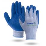 Breathable Blue & Gray Palm Dipped Freezer Gloves