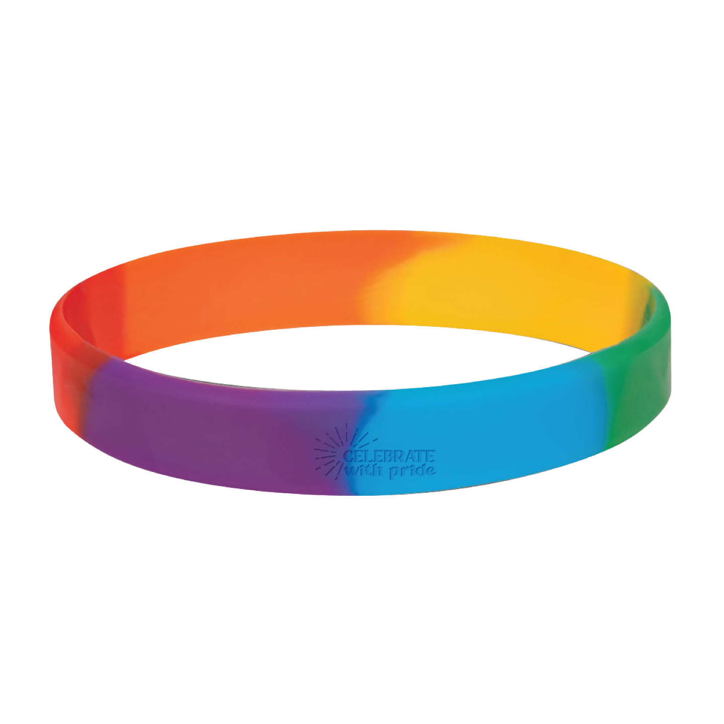 Promo Colorific Rainbow Silicone Bracelet