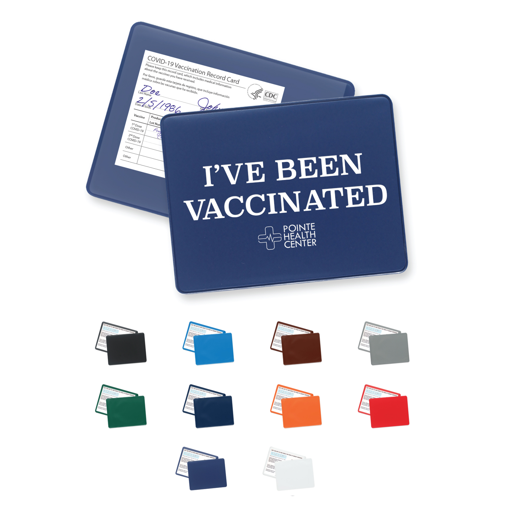 Custom Printed COVID-19 Large Vaccination Card Holder