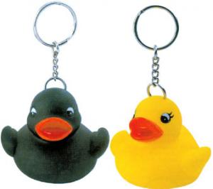Mini Classic Rubber Ducky Keychain 