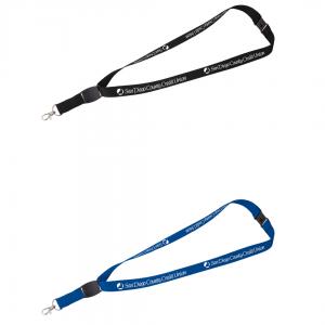 13/16&quot; Flat Panel Safety Lanyard with Lobster Clip