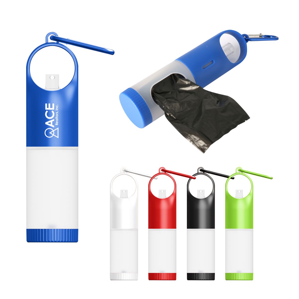 Pet Bag Dispenser with Sanitizer Spray