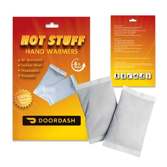2 pack Hot Stuff Hand Warmers with Logo