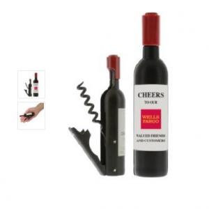 Addison Wine Bottle-Shaped Corkscrew and Bottle Opener